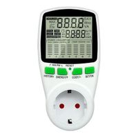 Medidor De Consumo Watts Voltaje Watimetro Medidor de energía 3680W 16A