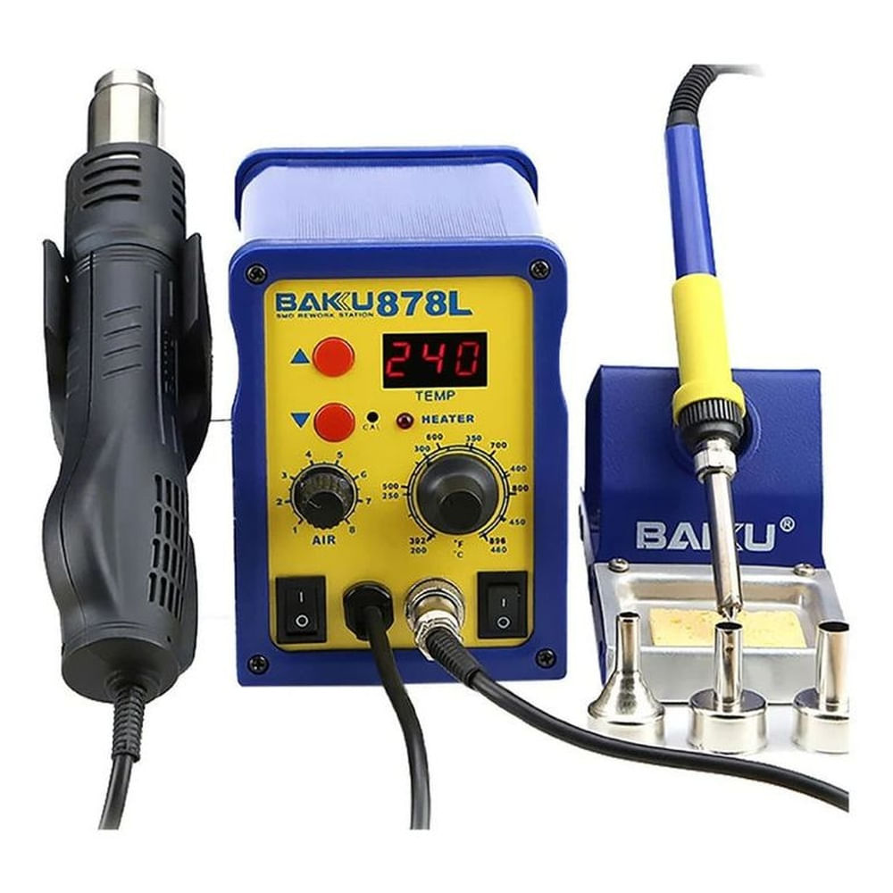 Estacion De Soldadura De Aire Caliente Baku 878L