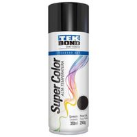 Pintura Spray De Alta Temperatura Tekbond Negro Brillante 400ml