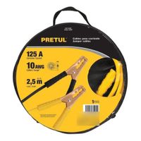 Cables Pasa Corriente 25m 125 A 10 Awg Con Funda Pretul - 22808