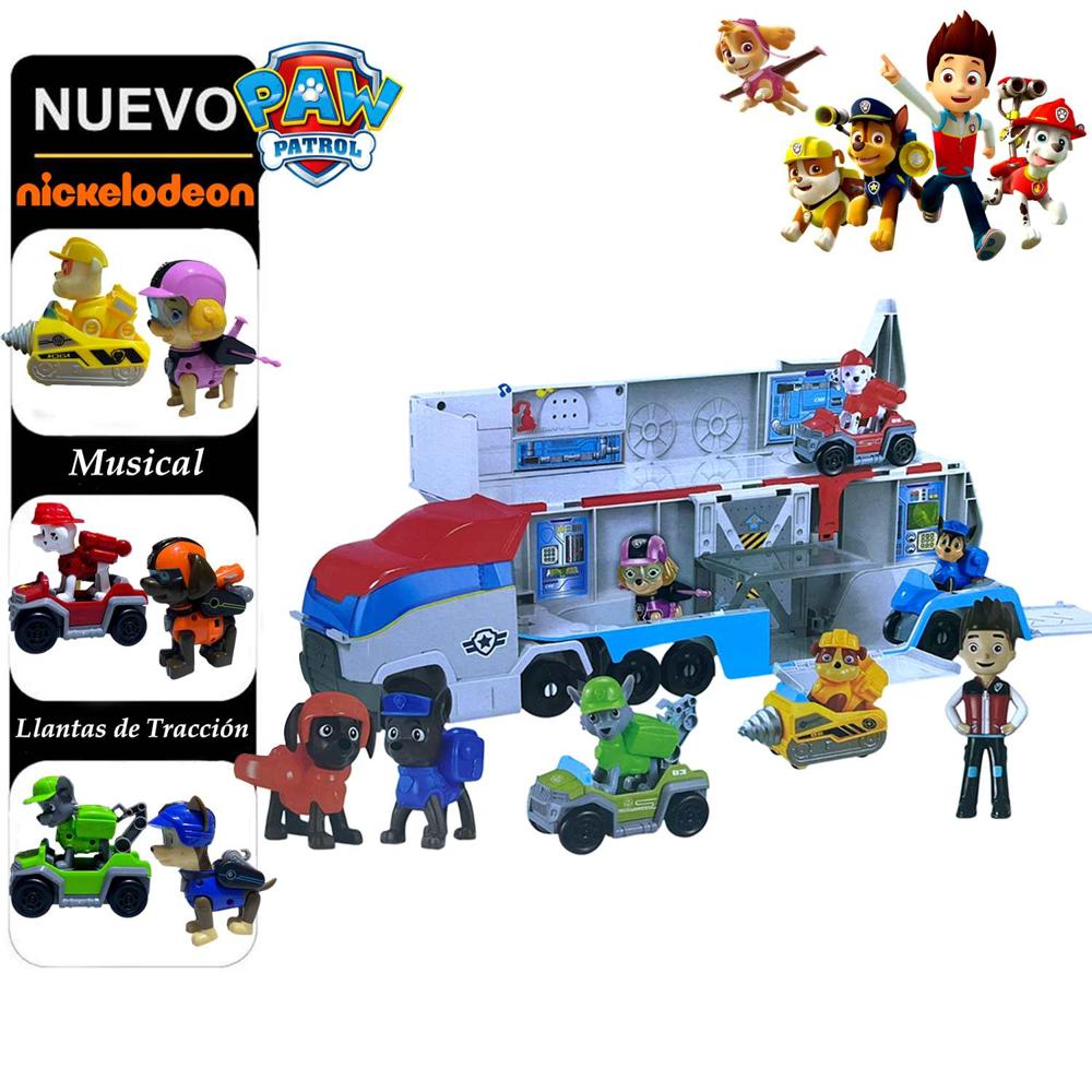 Juguete Set de Camión y Coches con Mascotas PAW PATROL 008A