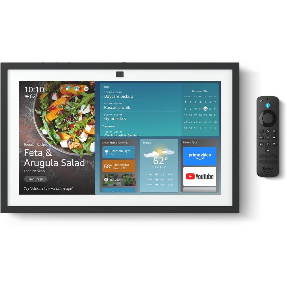 Amazon Echo Show 15, centro inteligente con Fire TV y Alexa integrados | 15.6 in / 40 cm
