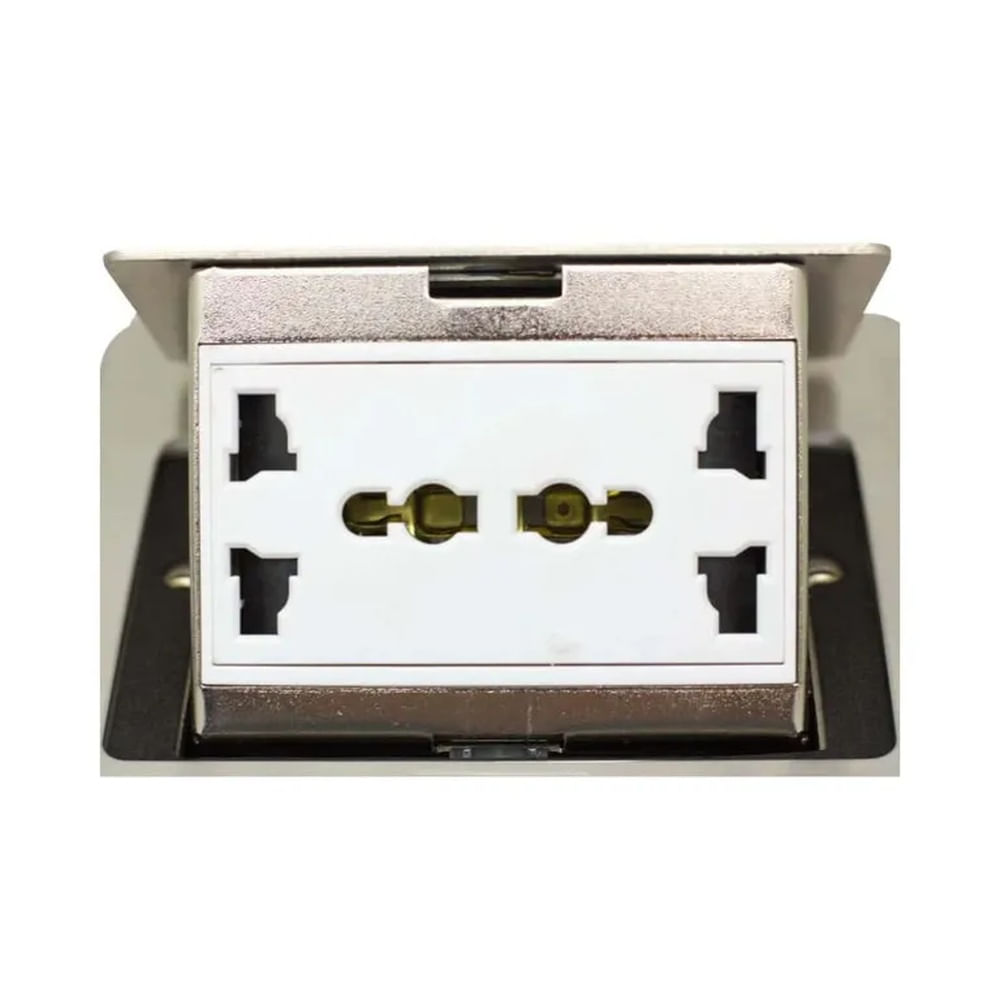 Toma Corriente Para Mueble 2 Tomas Múltiples Y 1 Toma En Línea OPALUX OP-UTS1SL