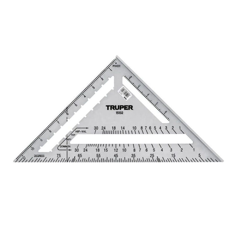 Escuadra 12 de aluminio para muros de yeso Truper - 15132