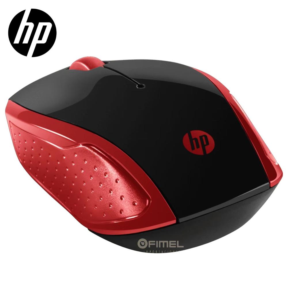 MOUSE HP 200 RED WIRELESS 2HU82AA