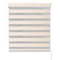 Cortina Roller Duo Superior Crema Ancho 200cm x Alto 130cm