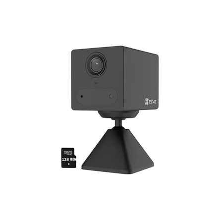 Cámara Inteligente CHIP Ezviz CB2 4G 2K 3MP Smart Bateria Inalámbrica Interior - SD 128GB
