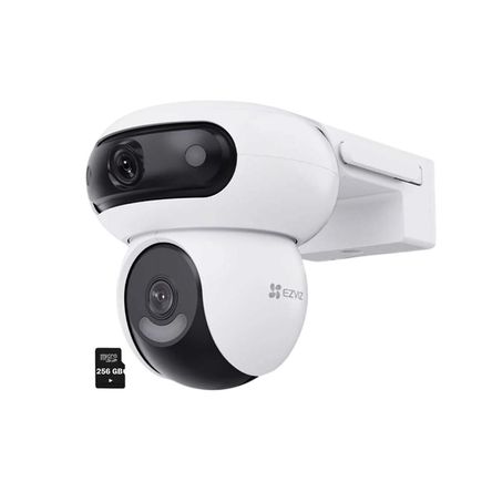 Cámara Binocular Ezviz H90 Dual 4MP - 4MP WiFi Gira 360 Exterior SD 256GB Cámara Binocular Ezviz H90 Dual 4MP - 4MP WiFi Gira 360 Exterior SD 256GB