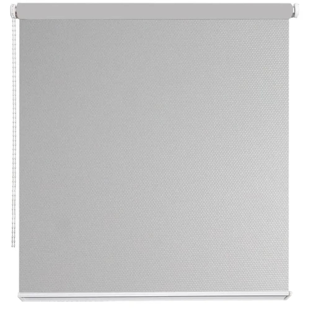 Cortina Roller Blackout Básico Gris 130cm Ancho x 120cm Alto