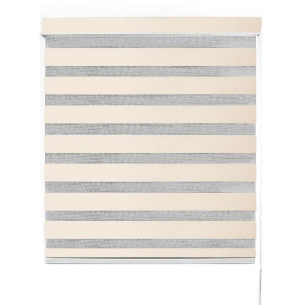 Cortina Roller Duo Superior Crema Ancho 100cm x Alto 110cm Crema Cortina Roller Duo Superior Crema Ancho 100cm x Alto 110cm Crema