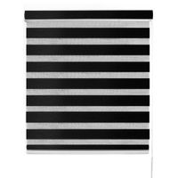 Cortina Roller Duo Premium Screen Negro Ancho 120cm x Alto 130cm