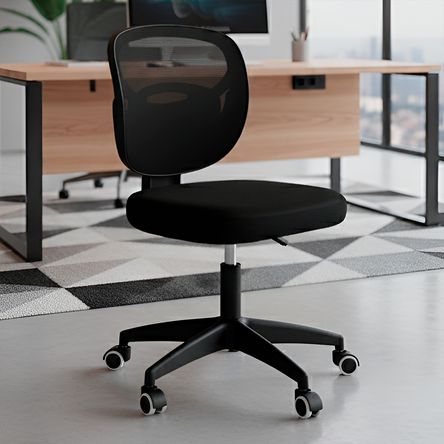 Silla de Oficina Komsum Twist Negra Niño Silla de Oficina Komsum Twist Negra Niño