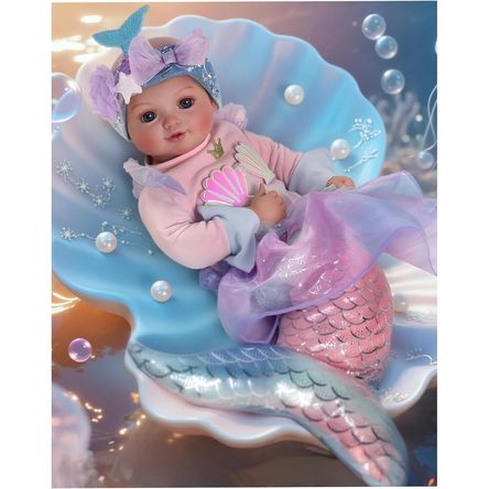 Babeside Muñeca Bebé Sirena 15 Babeside Muñeca Bebé Sirena 15
