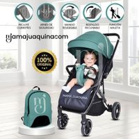 Coche de Paseo Maleta LIVANO PRIME  de Lujo Turquesa