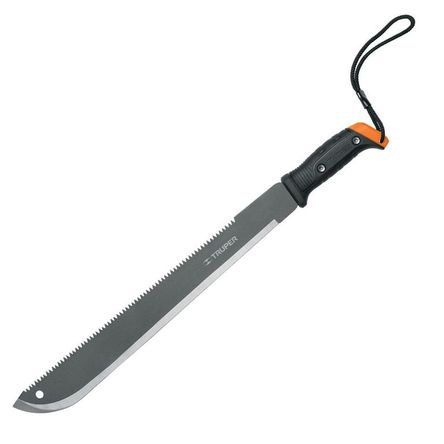 Machete serrucho doble propósito 18 pulgadas Truper Gris