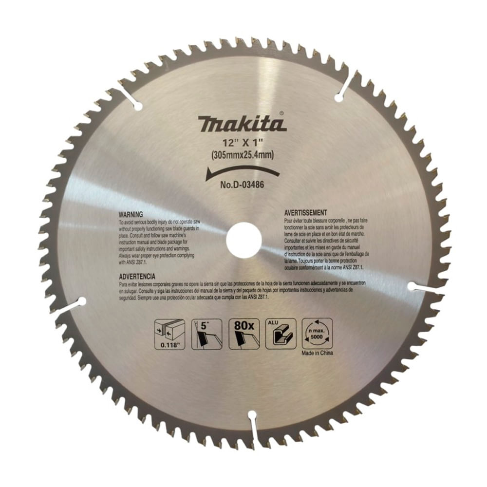Disco Sierra Para Aluminio Makita 12 Disco Sierra Para Aluminio Makita 12