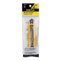 Cutter 18 mm plástico con alma metálica Pretul - 22396