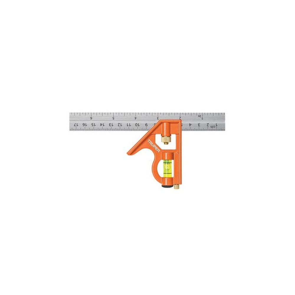 Escuadra 7 de combinación con punzón para marcar Truper - 14369