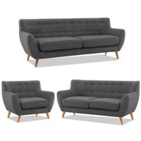 SALA SALINAS GRIS OSCURO 3 2 1 CUERPOS - FALOTIH 3M