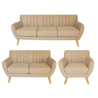 SALA KIRA BEIGE 3 2 1 CUERPOS - FALOTIH 3M