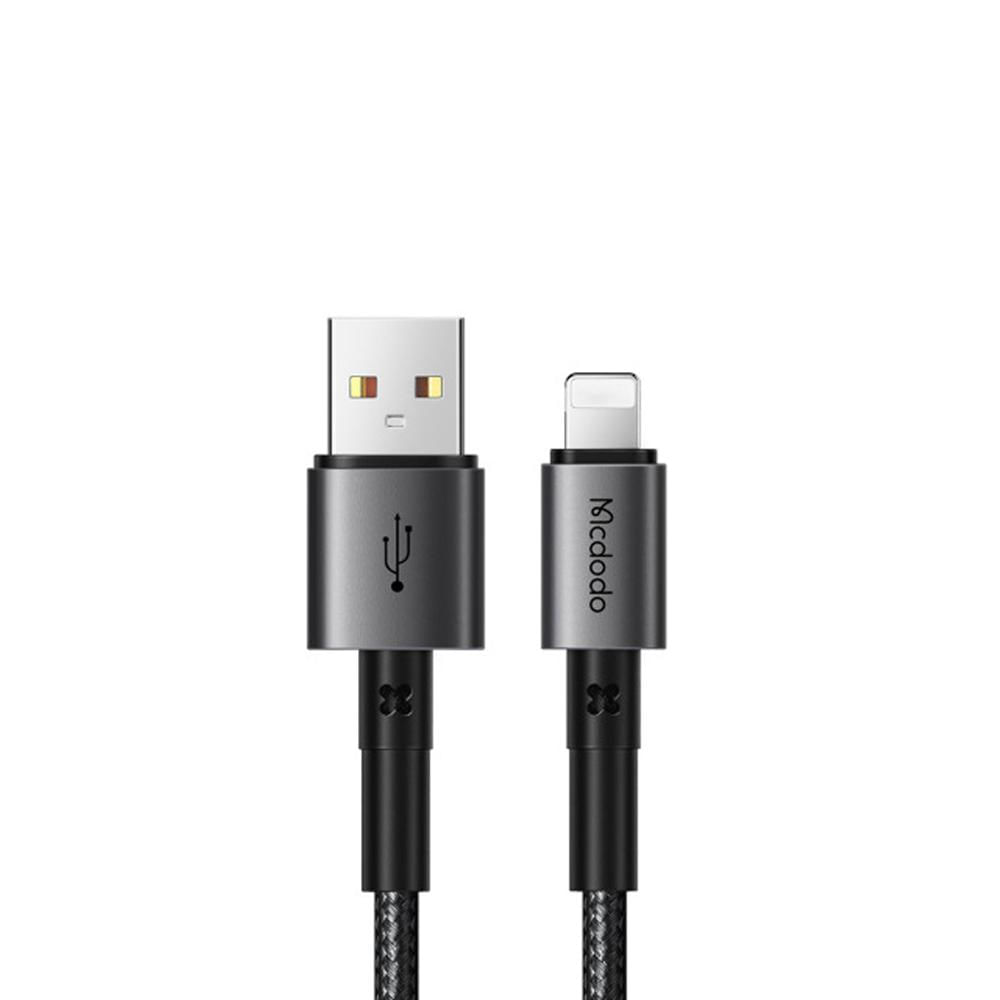Cable de Datos Mcdodo CA-358-3581-NCB0 3A Lightning USB-A 1.8M 5.9FT Black