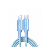 Cable Ugreen USB-C a USB-C PD Fast Charging Trenzado 2M 100W Azul L502 65254