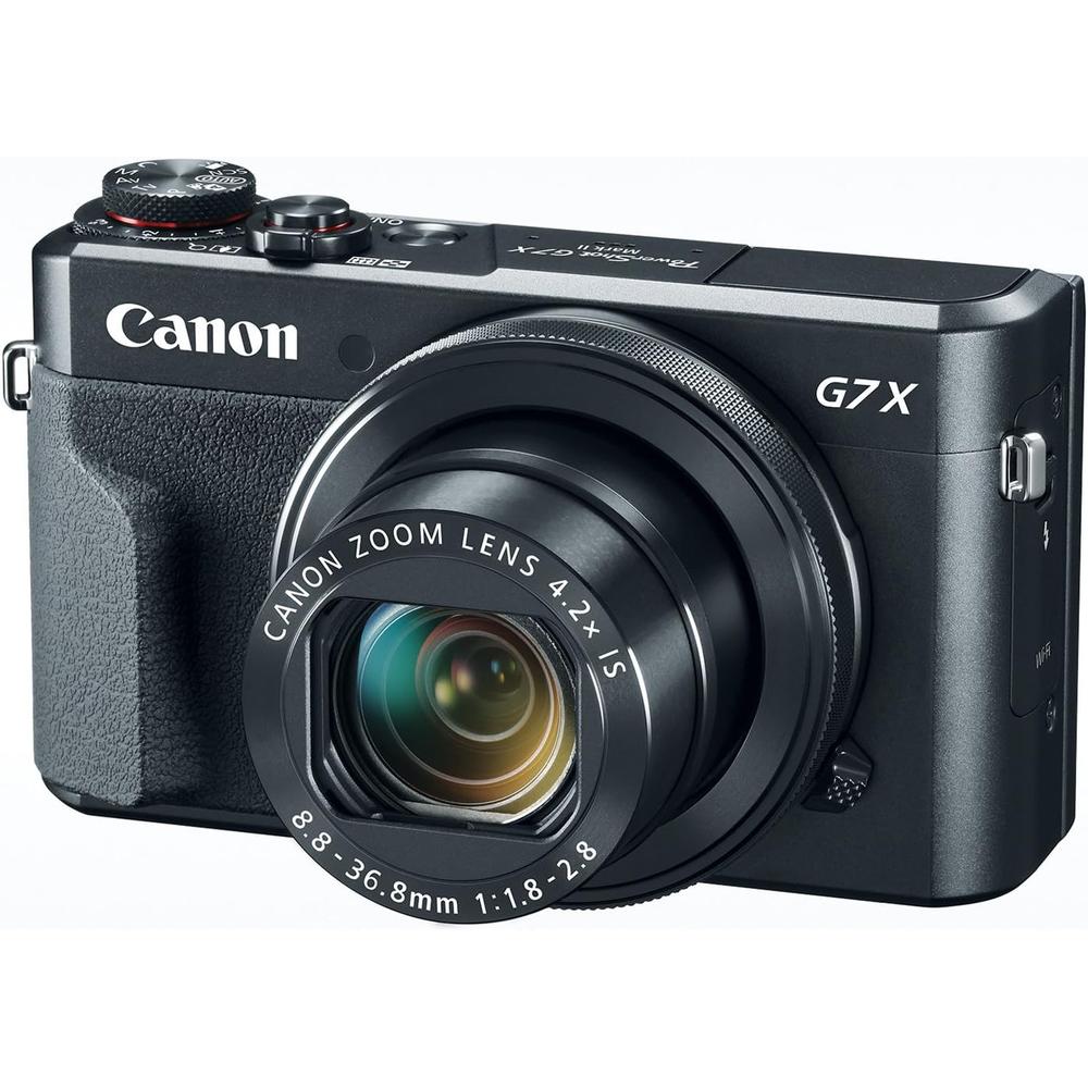 Canon cámara digital PowerShot G7 X Mark II con WiFi | Negro
