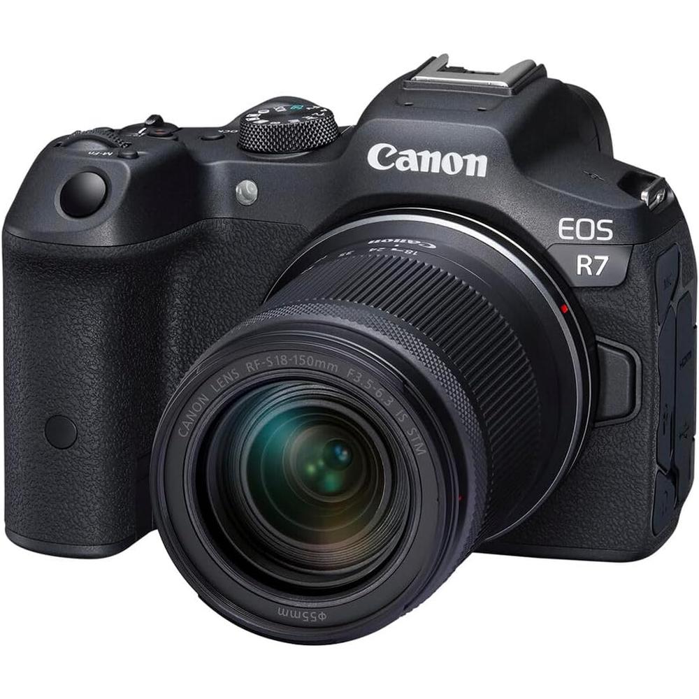 Canon cámara sin espejo EOS R7 STM | Negro