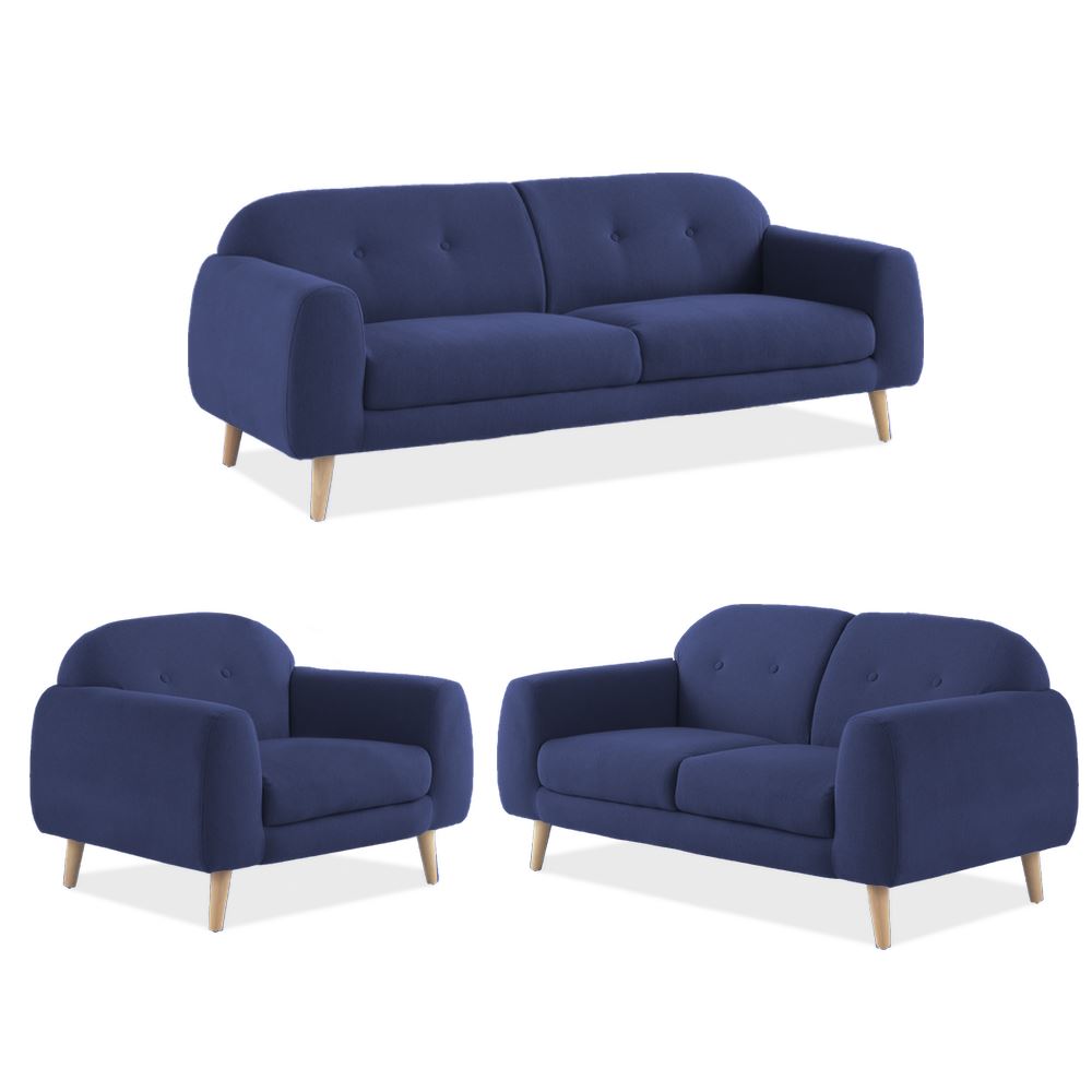 SALA KHAN AZUL 3 2 1 CUERPOS - FALOTIH 3M