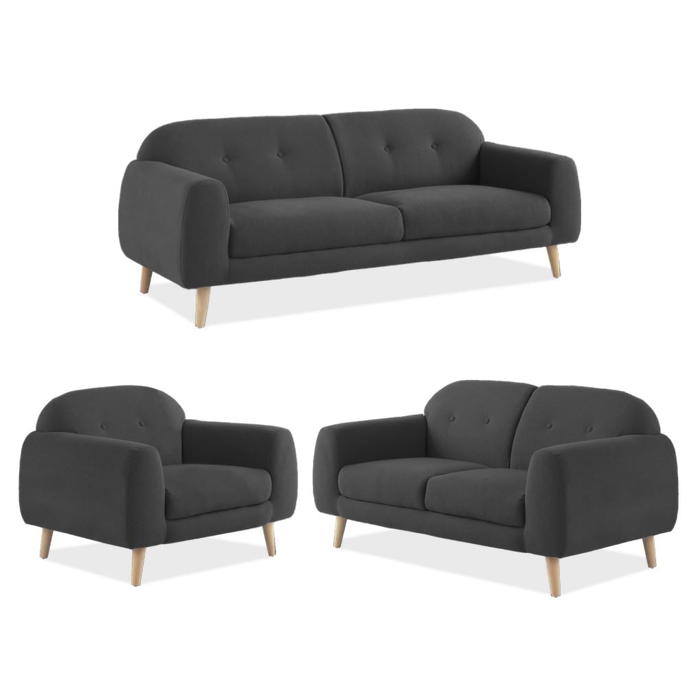 SALA KHAN NEGRO 3 2 1 CUERPOS - FALOTIH 3M