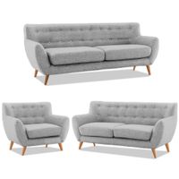 SALA SALINAS GRIS 3 2 1 CUERPOS - FALOTIH 3M