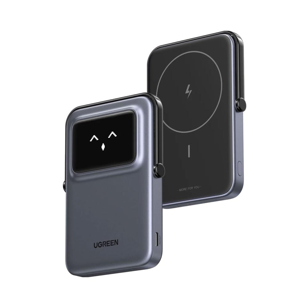 Power Bank Ugreen Inalambrico Uno 10000 mAh Magnetico PB572 45327 Gris