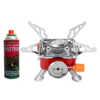 Mini Cocina Portátil a Gas para Camping + 2 Gas Butano