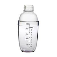 Coctelera acrílica transparente 500ml