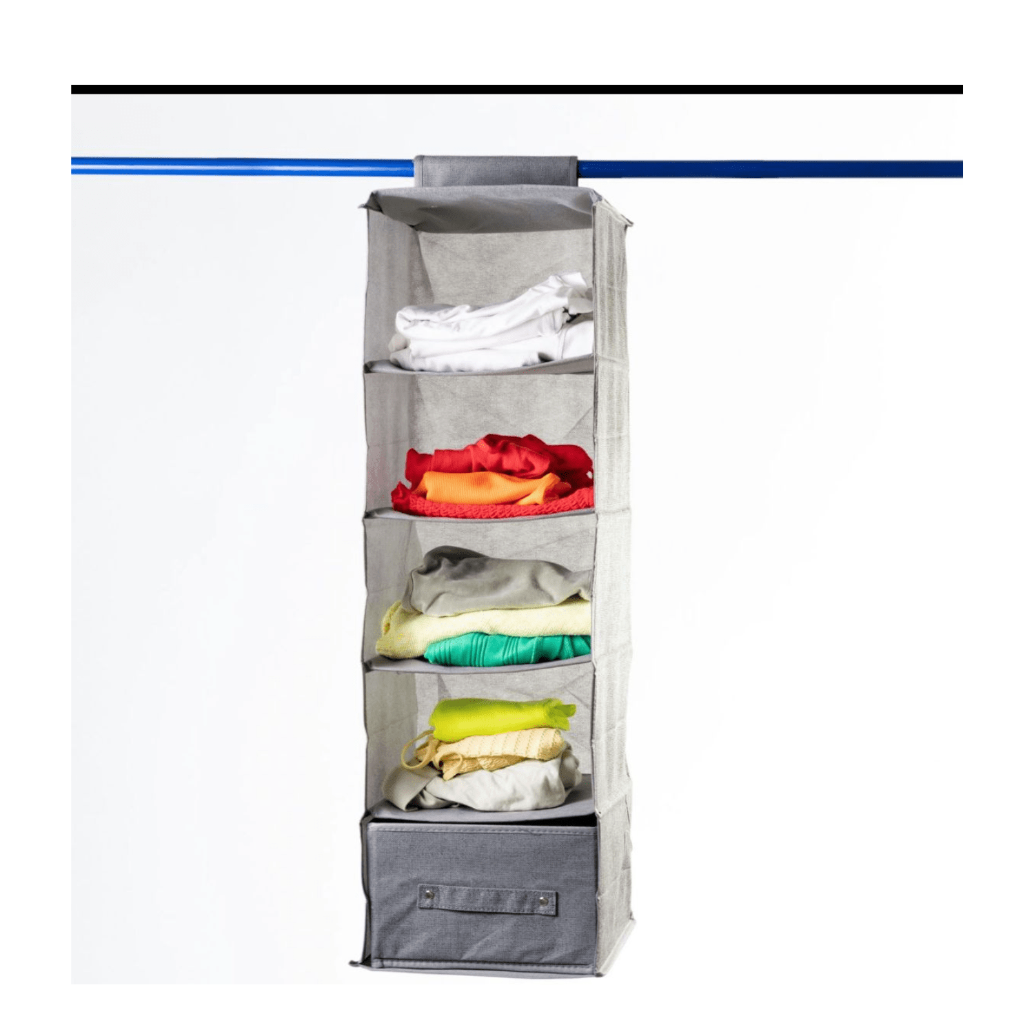 2 Unidades de Organizador Colgante Organízate Home Color crema