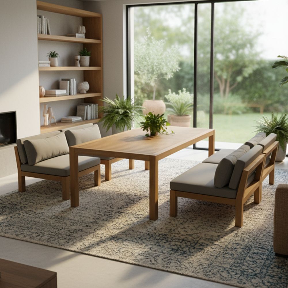 Juego de Terraza Monreal 4 personas con mesa