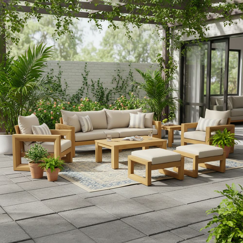 Juego de Terraza Win 7 personas con mesa