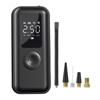 Compresor de Aire Portátil Inalámbrico para Llantas de Auto Moto y Bicicleta con Pantalla y Luz LED