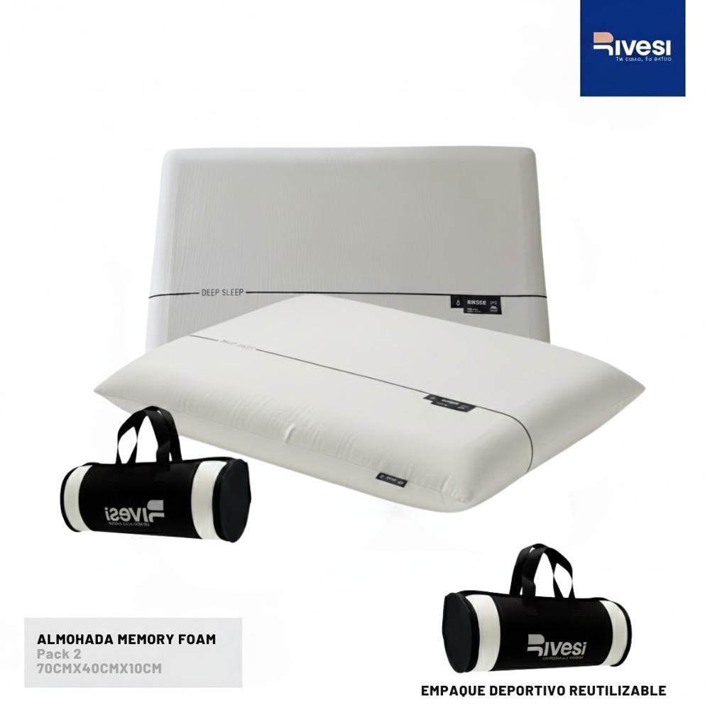 Pack de 2 almohadas Rivesi Home Memory Foam