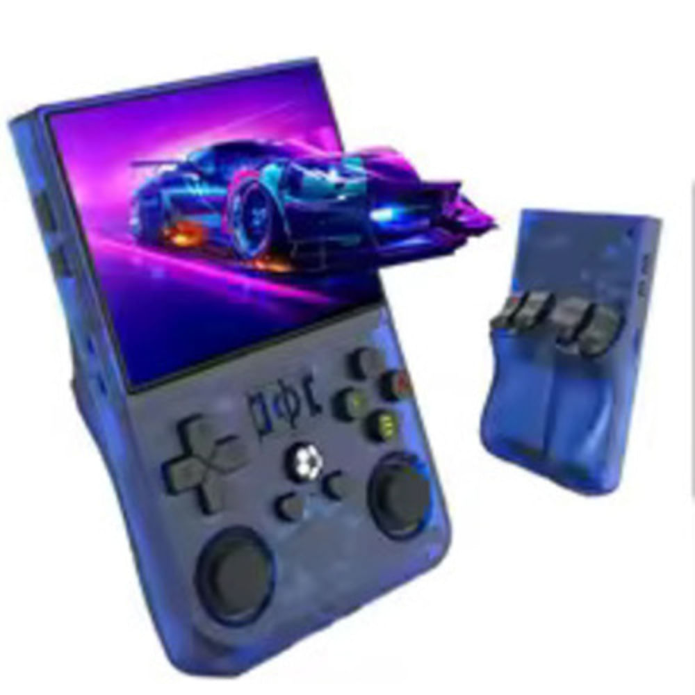 R36S MAX Pantalla IPS 4 pulg Azul mas Estuche