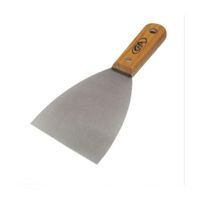 Espátula Mango Madera 4""  C&A  -  Gris  /  Marrón