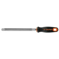 Lima Triangular Bastarda Con Mango 8"" 15308 Truper - Negro