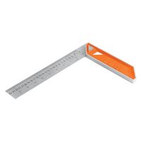 Escuadra Para Carpintero Ac.Inox. 10"" Truper 14374 - Gris  /  Naranja