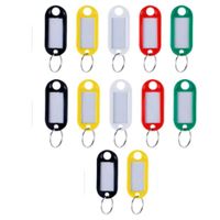 Llavero con Etiqueta Colores Variados Pack x 12 Unidades