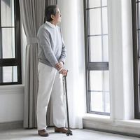 Bastón Plegable Magic Cane Luz 5 Niveles Soporte Adulto Mayor Genieka