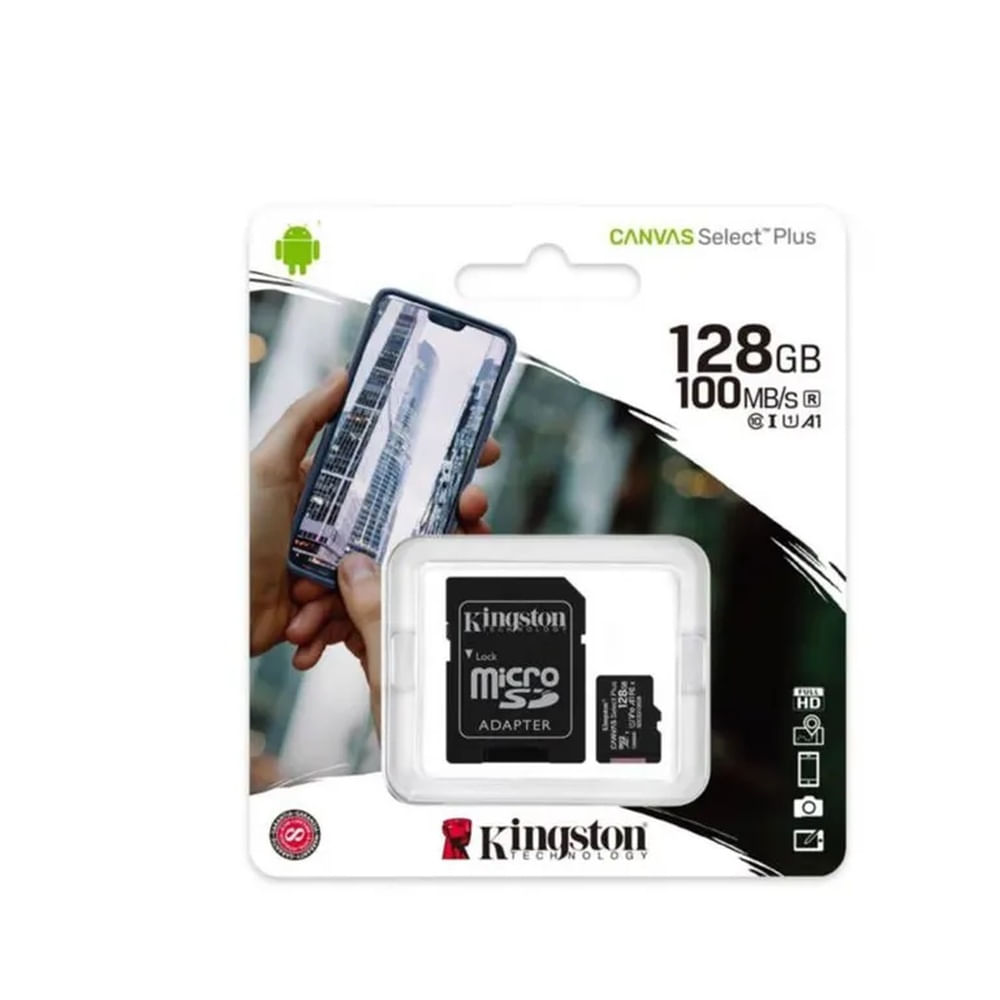 Memoria Micro SD Kingston 128GB Plus
