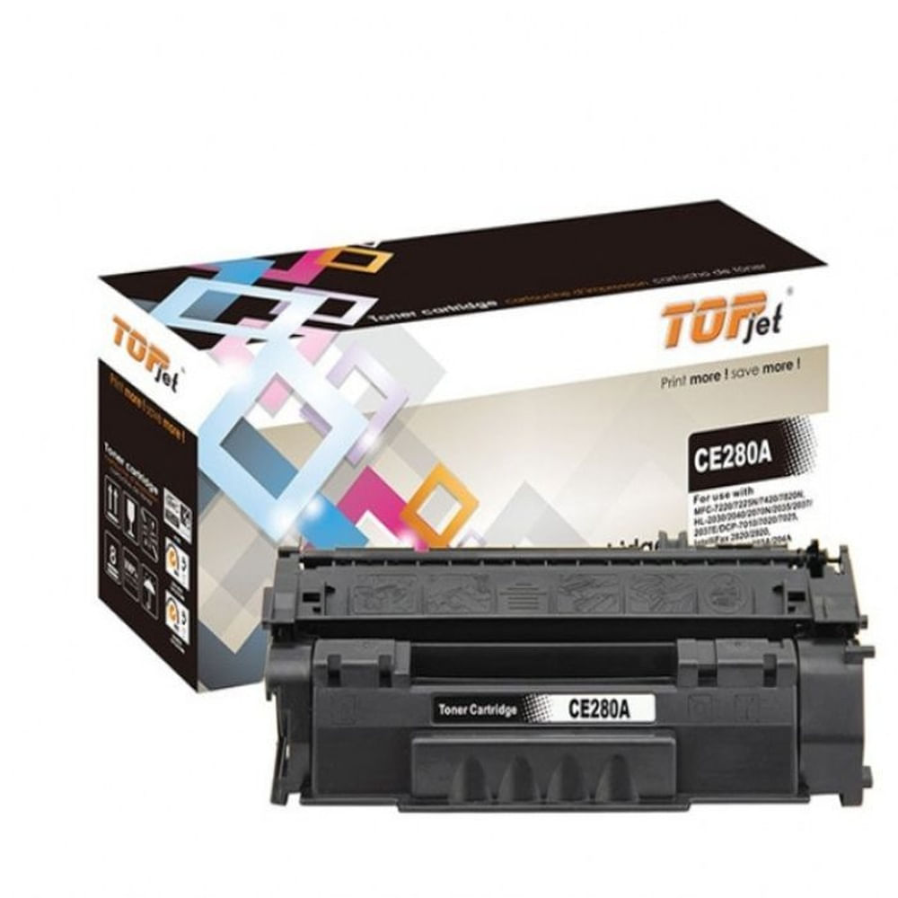 TONER COMPATIBLE CE280A 80A NEGRO