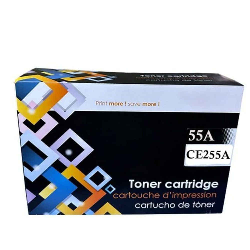 TONER COMPATIBLE HP 55A CE255A NEGRO