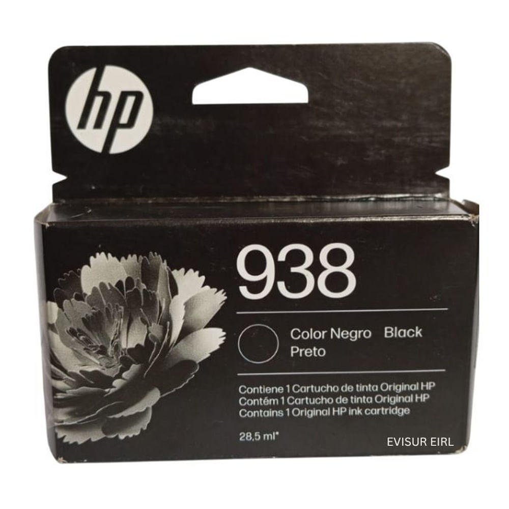 TINTA HP 4S6X8PL 938 BLACK