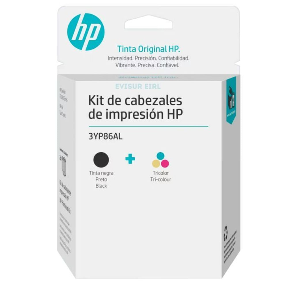 CABEZAL HP 3YP86AL GT BLACK TRICOLOR